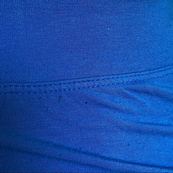 Blue Ruched Skirt - Picture 10 of 16